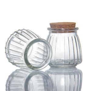 China Cheese Glass Pudding Jars Rubber Sealed 50ml 150ml 200ml wholesale