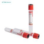 Disposable Red Top Vacuum Collection Tubes PET Clot Activator Tube CE