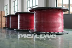 China Uns S32205 Stainless Coil Tubing Duplex 2205 TPV Encapsulated Control wholesale