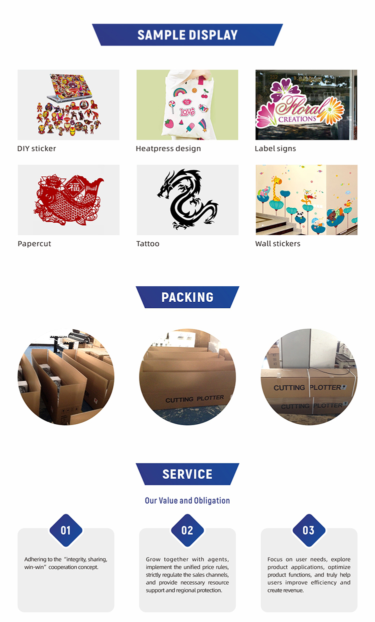 DC Servo Driver Car Wrap Vinyl Cutting Plotter Graph Cutter Machine Film Paper Cutter RC-1400
