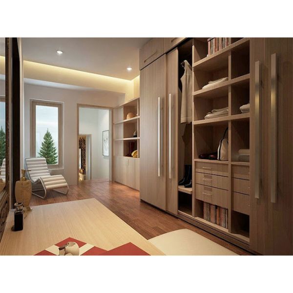OEM Service Simple Open Bedroom Furniture Walk In Storage Cupboard