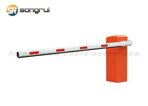 China Orange BLDC Security Barrier Gate , 220V Traffic Barrier Gate wholesale