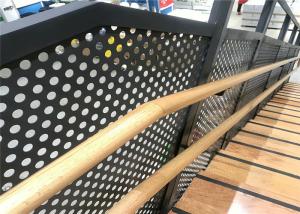 China 2.5m Length 3mm Perforated Metal Sheet Black Spraying wholesale