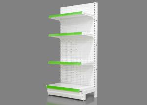 China Q235 Steel Pharmacy Display Racks For Pharmacy Store / Baby Store Wall Side wholesale