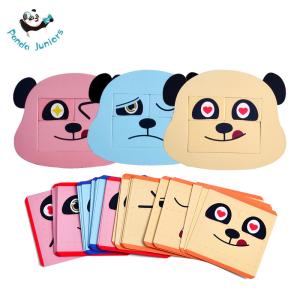 China 72 Expressions Preschool Emotion Cards Puzzle wholesale
