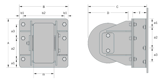 ISO2768 M Corner Dock Fenders Bureau Veritas DNV BV CCS Certified