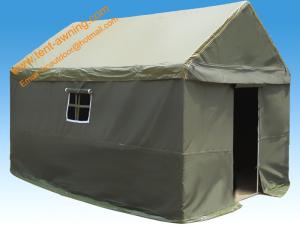 China 4x6m Outdoor Steel Waterproof Canvas Camping Military Frame Tent wholesale