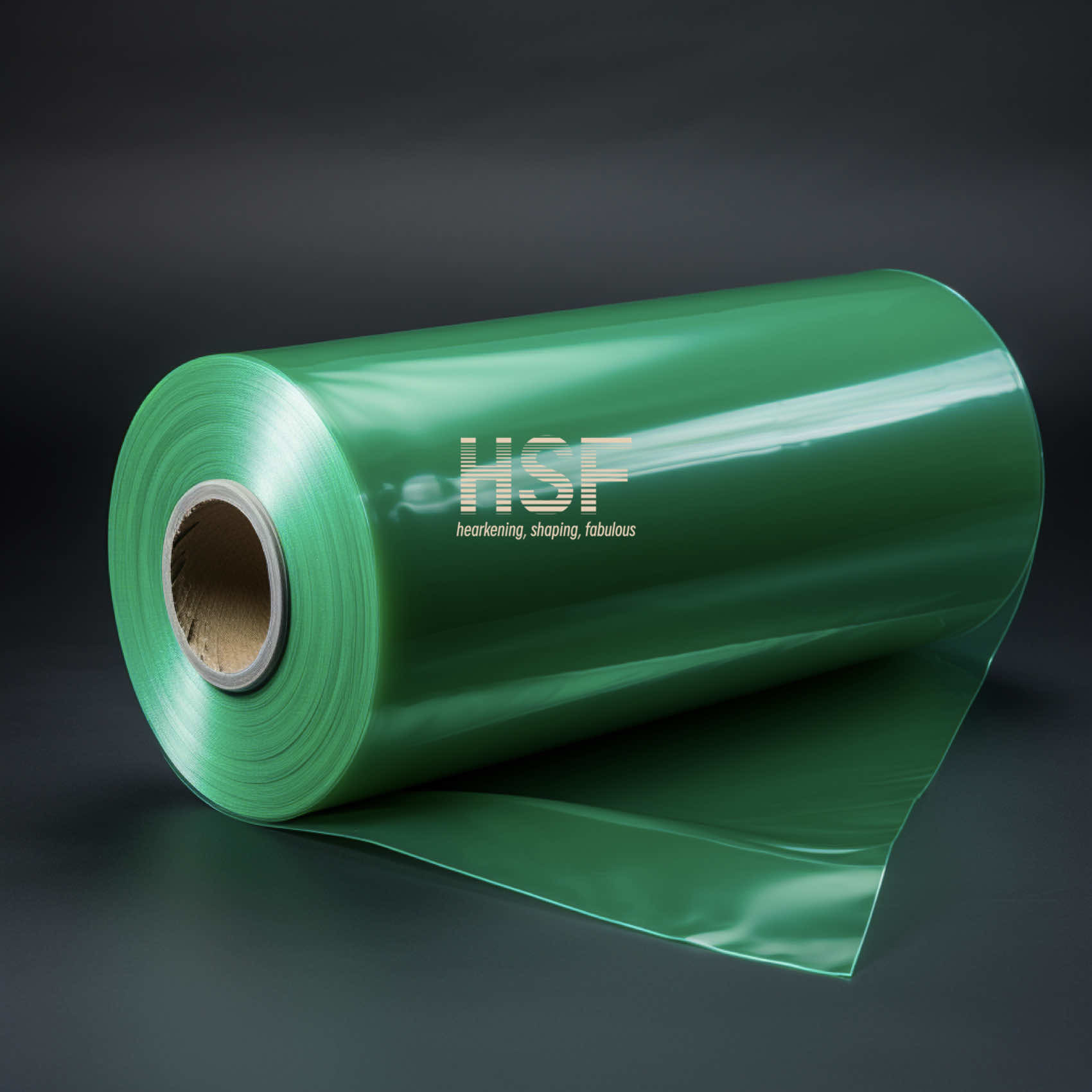 50 Micron Opaque Green Mono Axially Oriented Polyethylene PE Film
