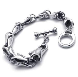 China High Quality Tagor Stainless Steel Jewelry Fashion Men's Casting Bracelet PXB065 wholesale