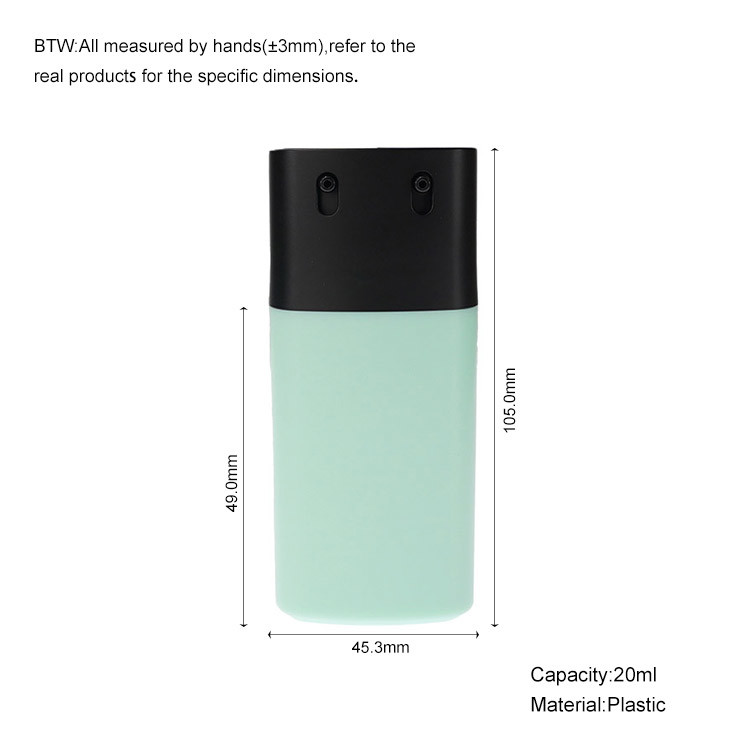 REMAX Cosmetic Airless Pump Bottles 10ml*2 Colorful Plastic