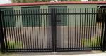 professional galvanized steel picket fence / temporary steel fence panel