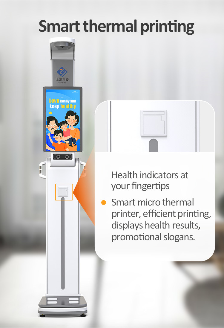 Lcd Accurate Body Weight And Height Fat Scale 2000 Kcal Face Recognition Touch Screen