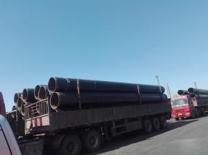 China Spiral LSAW Steel Pipe Length Customized For Piling Project wholesale