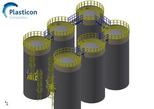 China Customized FRP Tank Fibre Reinforced Plastic Tanks And Vessels wholesale