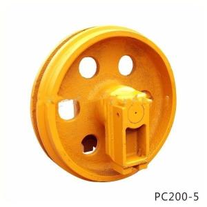 China Yellow High Strength 50mn Track Idler For Engine Parts wholesale
