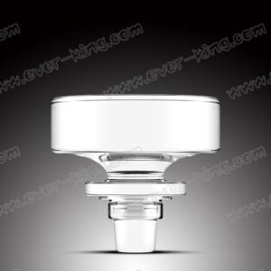 China High End Super Flint Glass Bottle Cap For Luxury Liquor wholesale