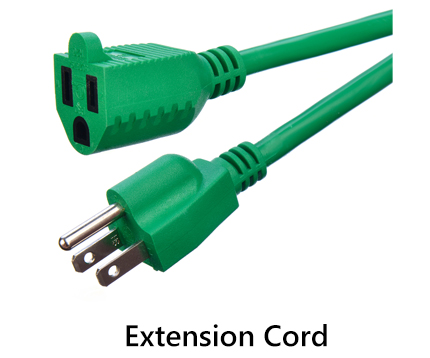 10/15/25/50 ft NEMA Certified Heavy Duty 3 Prong PVC SJTW/SJT Jacket Power Extension Cord with Cold-Resistant 12/3 Gauge