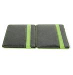 Unisex RFID Blocking Leather Wallet , Slim Two Tone Magic Bifold Wallet