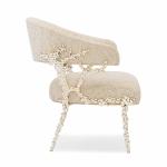 Metal Frame Velvet Leather Armchair Lounge Living Room Leather Accent Chairs