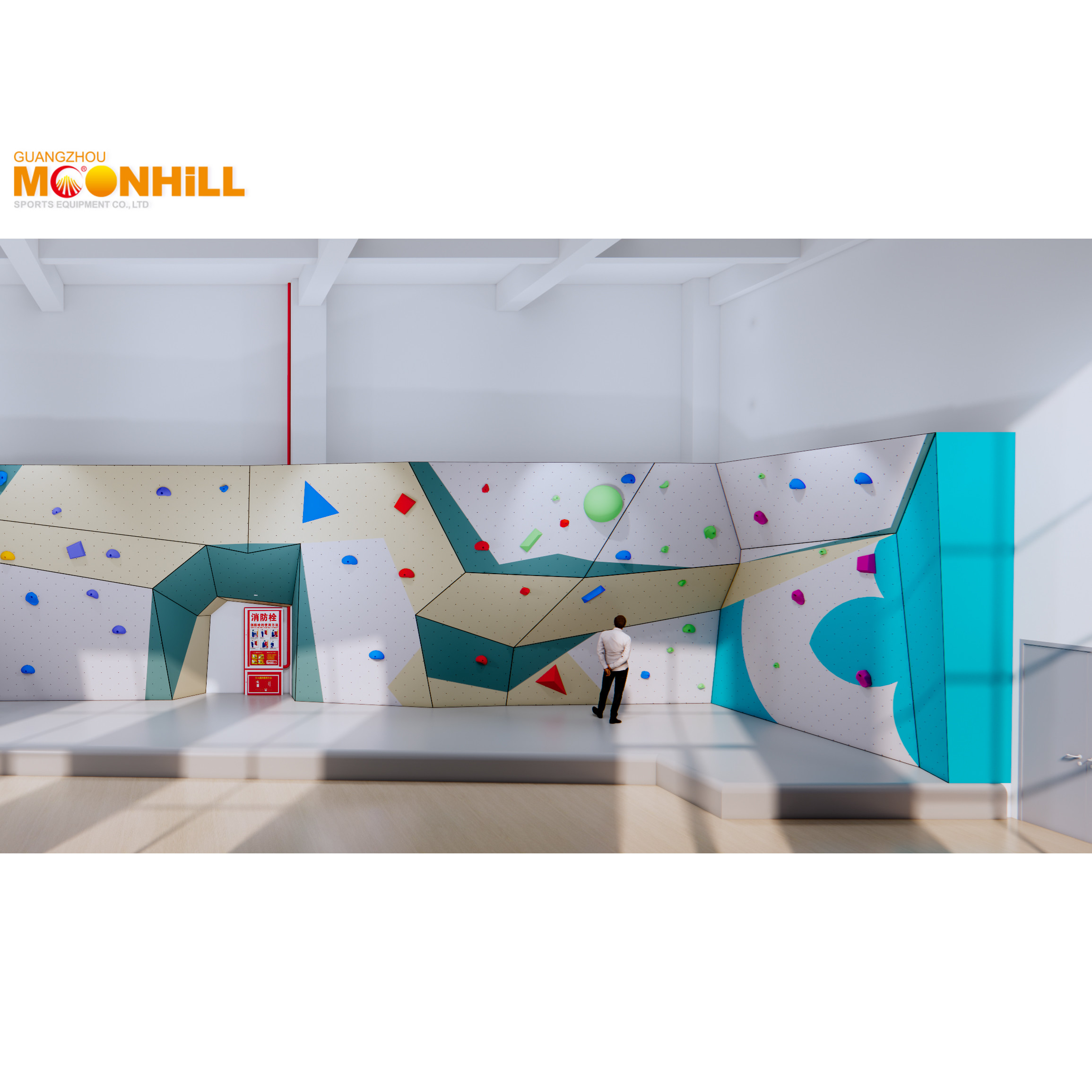 Sports Rock Climbing Fingerboard Anti Corrosion Indoor Climbing Wall For Adults