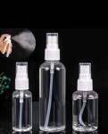 Transparent Empty 100ml Spray Bottles 50ml Pet Perfume Bottle