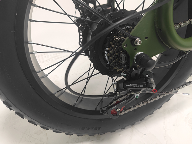 31-60km Electric Bicycle Full Suspension Retro Vintage E-Bikes With 500w 48v Fat Tire