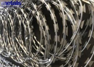 China Galvanized Steel Coil CBT-65 barbed concertina wire Razor wholesale