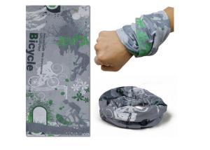 China Outdoor Sports Original Bandan , Bicycle Grey Multifunctional Headwear wholesale