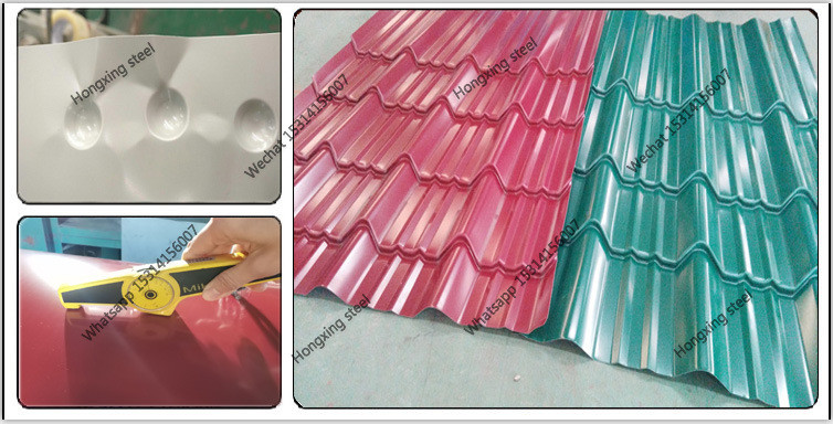 Dx53D prepainted steel coil for Drainage facilities 0.5x1250mm ral 9005 ral 9003