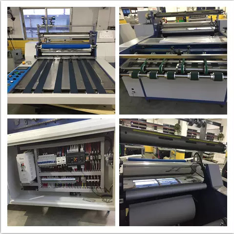 Hot Press Film Laminating Machine Semi Automatic For 1100mm Paper Plate