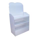 Supermarket Corrugated Display Boxes Carton Display Stands Matte Film Lamination