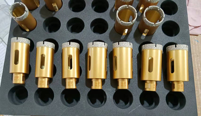 Drilling Marble Tile Cemaric M14 Brazed Diamond Hole Saw 90mm