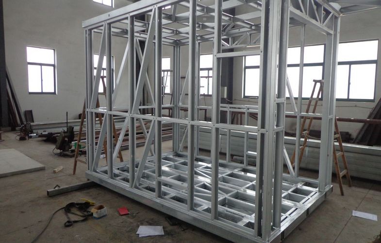 Prefab Light Gauge Steel Frame Garden Studio House ISO Standard