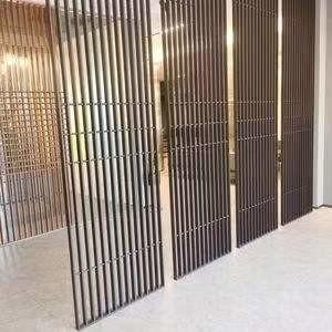 China Weather Resistant Decorative Aluminum Grilles Custom Aluminum Door Grille wholesale