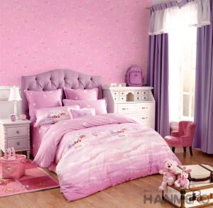 China Removable Little Girls Bedroom Wallpaper , Girls Pink Bedroom Wallpaper wholesale