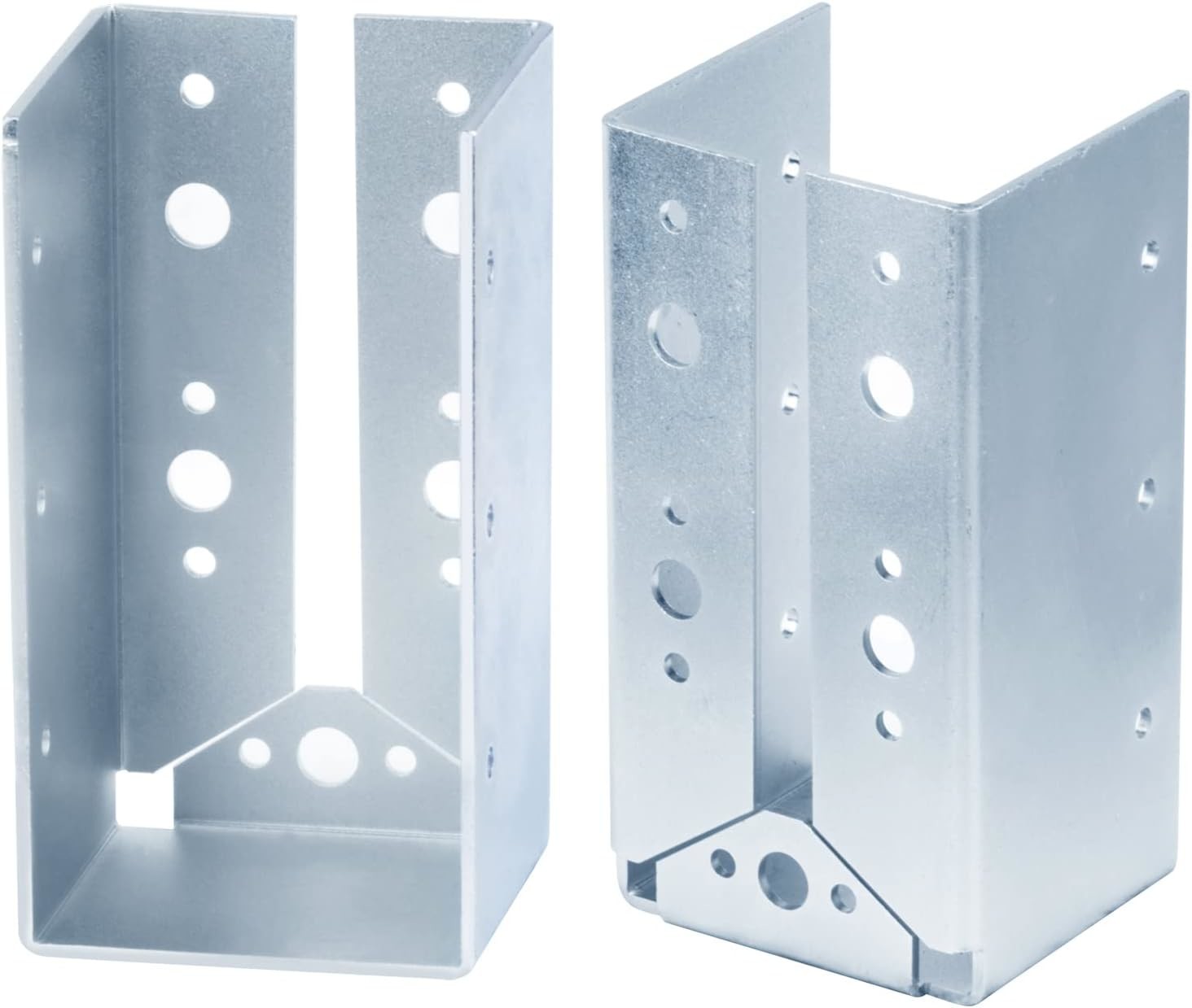 LU26 Light Face-Mount Joist Hanger - Wood Construction Connectors, 20 Gauge Galvanized Steel Brackets, Hurricane Rafter Ties, 2x6, 100 Per Pack