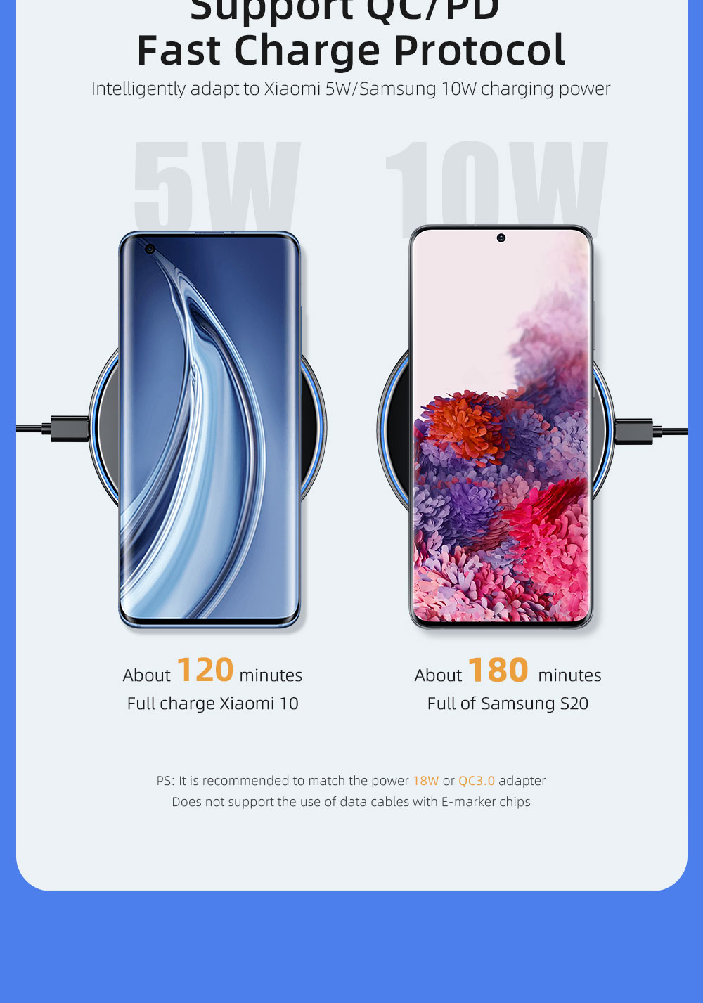 Lamp Desktop Magnetic Wireless Charger 15W For Ip 12 HUAWEI XIAOMI