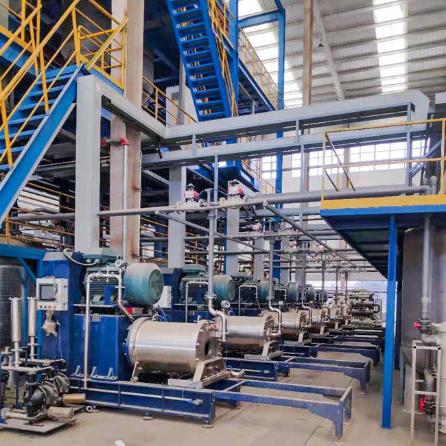 380V/50HZ NMM Large Flow Bead Mill PLC Control System High Efficiency