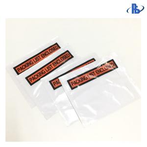 China High Viscosity Self Adhesive Bags , Water Resistant Back Patch Pockets wholesale