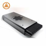 Sandblasted Cnc Aluminum Profile , Durable Extruded Aluminium Heatsink