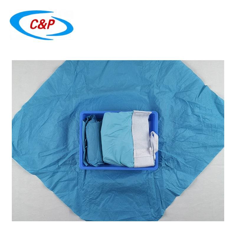 CE ISO13485 Certified Disposable Tool Kit Waterproof Blue Surgical Procedure Packs