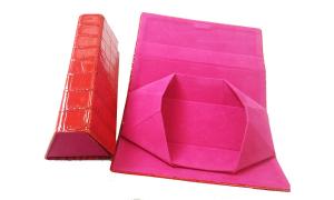 China Customized Color Collapsible Sunglass Case Personlized Pu Leather wholesale