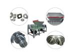 Waste Recycling Rubber Tire Shredding Machine , Tire Crushing Machine CE