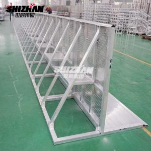 China Outdoor Event Aluminum Barricade Folding Crowd Control 1200mm wholesale