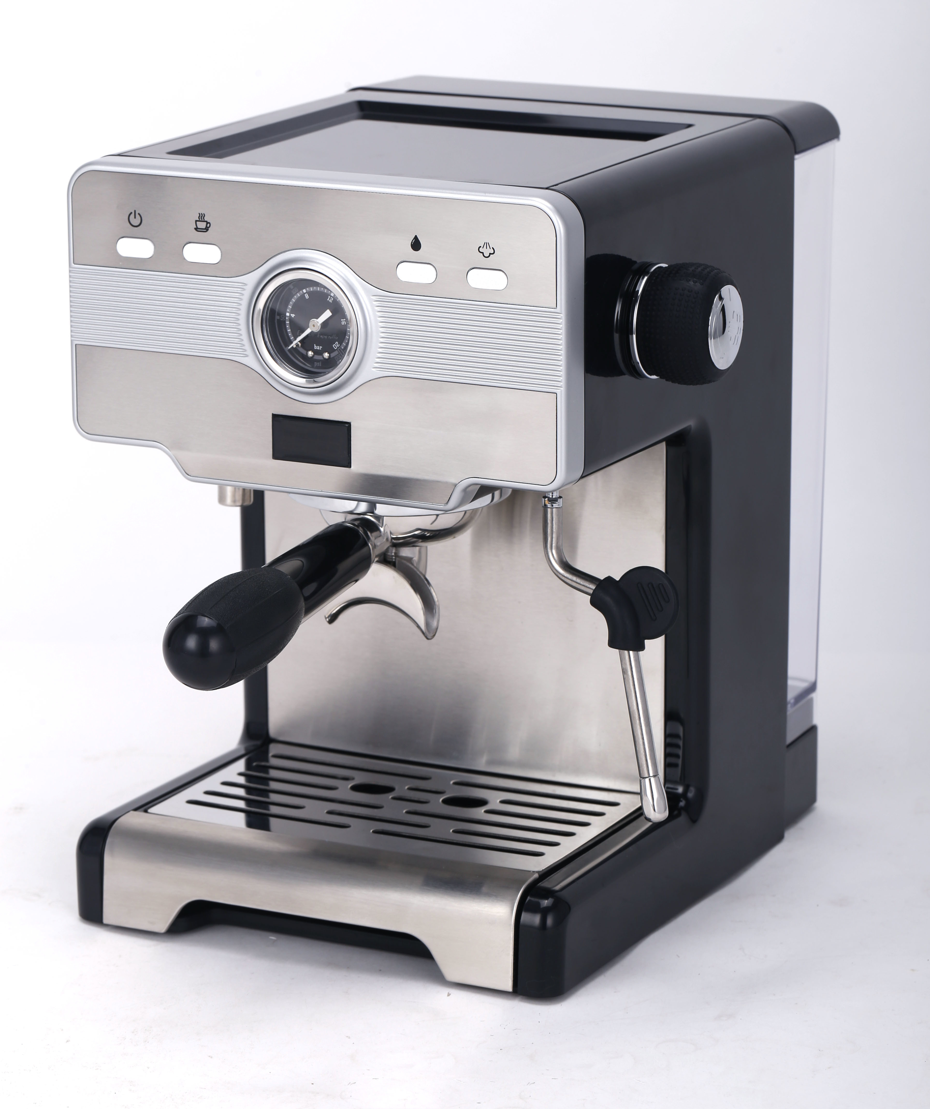 Professional Stainless steel Espresso Coffee Machine Cappuccino Maker 15bar For Household Semi-automatic Coffee Maker