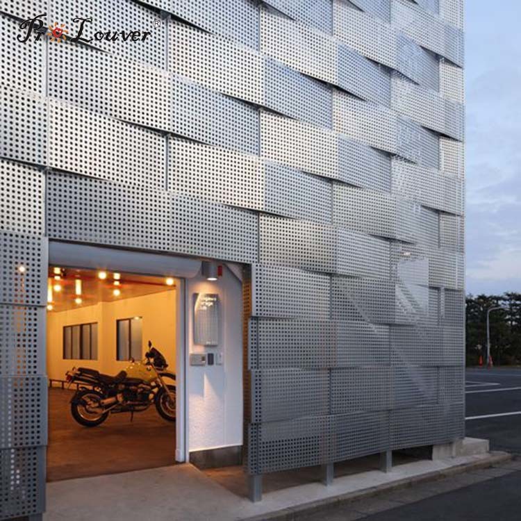 Picture Customized Aluminum Perforated Screen WallUsed for Hotel Fence