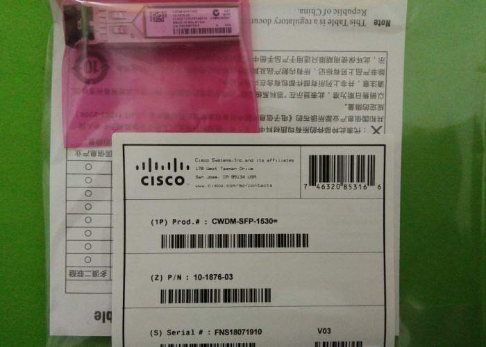CWDM-SFP-1530 Optical Fiber Module 1 Year Warranty SFP 1.25G 1530nm 80km