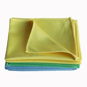 China Blue Yellow Green Kitchen Microfibre Dish Cloths Towels custom Thickness wholesale