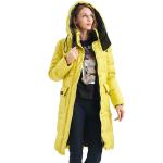 FODARLLOY Winter Jacket Women's Zipper Slim Hooded Coat Female Warm Parkas Long