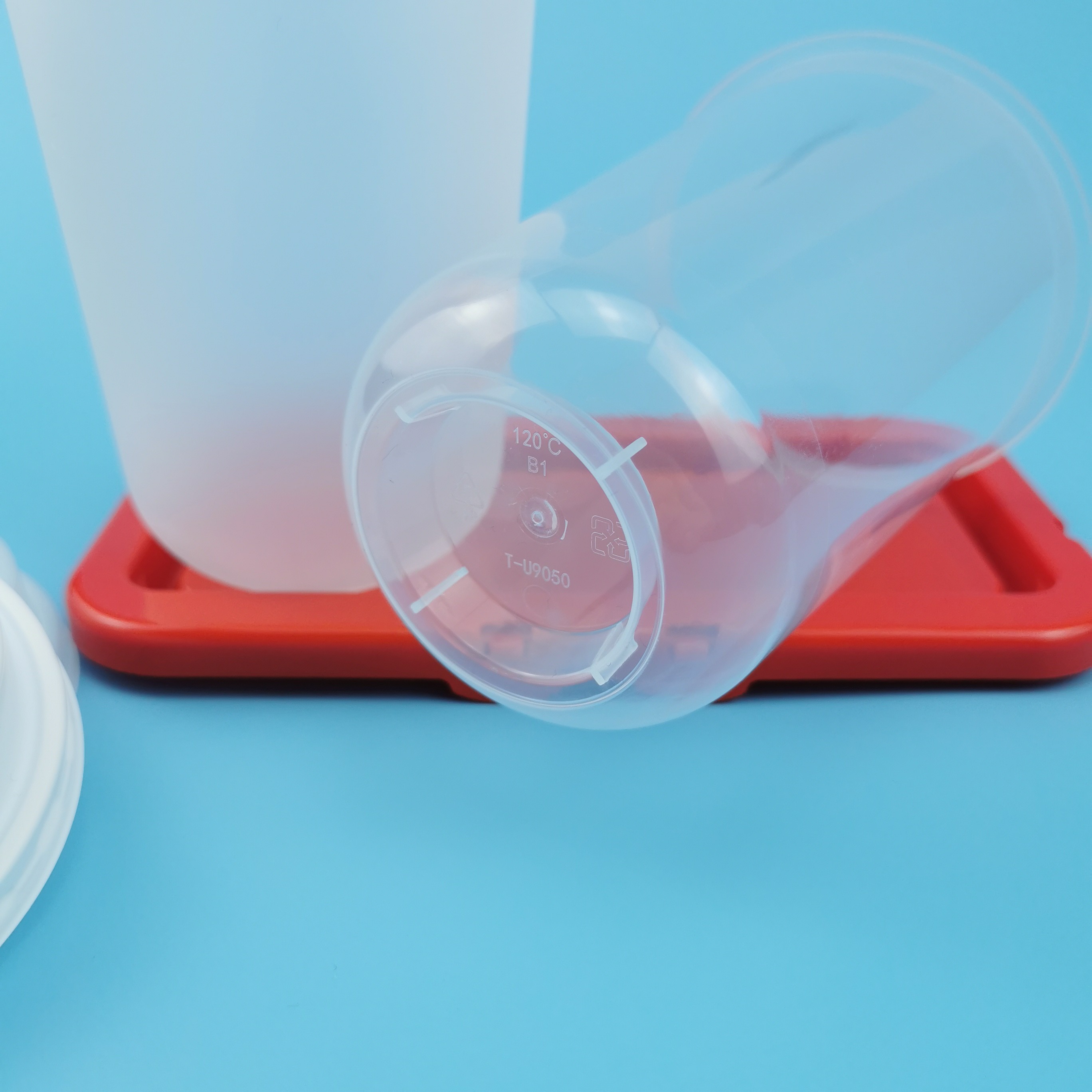 U Shaped Clear 700ml PP Disposable Bubble Tea Cups